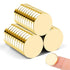 Small Strong Magnets, 30Pcs Round Neodymium Magnets, Tiny Golden Magnets for Crafts, 0.71x0.12 inches