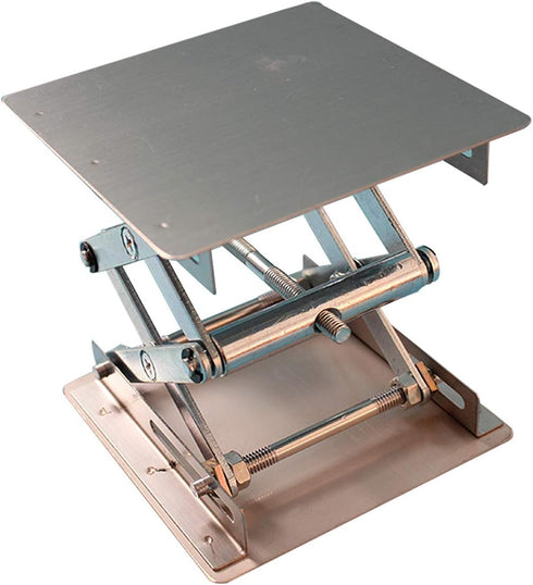 Stainless Steel Lab Jack Stand, Mini Scissor Lift Jack, 4" x 4" for Laboratory