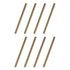 uxcell 8pcs Fully Threaded Rods 1/4x3-1/2" Carbon Steel All Thread Studs for Furniture and Garden Railing Assembly