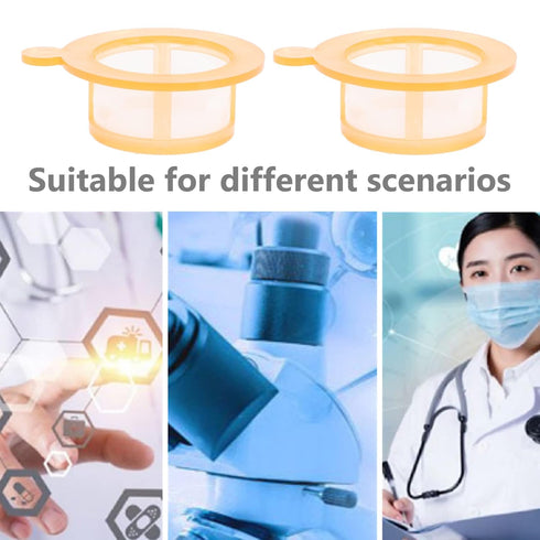 ULTECHNOVO 2pcs 70µm Disposable Cell Strainer, Laboratory Experiment Test Cell Filters