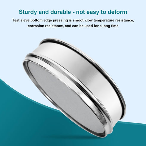 304 Stainless Steel Mesh Lab Sieve, 250 Mesh (0.061mm) Aperture, 7.9Inch Diameter for Industrial Laboratory