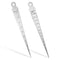 Vin Beauty Taper Gauge 1-15mm Taper Welding Gauge Inch & Metric Stainless Steel Double