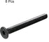 uxcell M8x80mm 10.9 Carbon Steel Countersunk Head Hex Socket Screw - 8pcs