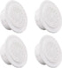 uxcell Round Vent Cover, ABS Plastic Adjustable Air Vent Cover White for 2.4" - 2.8" Diameter Hole, 4pcs
