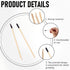 Honoson 100 Pack Sanding Sticks, Fine Detailing Sanding Twigs for Plastic Models Wood Hobby, 280 Grit
