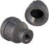 Malleable Iron Threaded Pipe Fitting Connector, 1-1/2 x 3/4 inch (Pack of 5) Reducing Coupling, Black BMRC1122-5