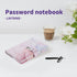 Marble Diary with Lock, A5 Leather Journal for Girls, Cute Password Lock Notebooks with Pen Holder for Travel
