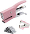 Small Hand-held Stapler Set, Mini Desktop Stapler for Office, School, Home or Travel Use, 15 Sheet Capacity, 750 Pcs