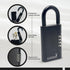 Kingsley Guard-a-Key Black Realtor's Lockbox | Portable Resettable Hanging Key Safe Combination Lock Box for House