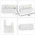 Hipiwe Terrazzo Business Card Holder for Desk, Concrete Display Stand for Women Men Office Organizer