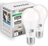Dusk to Dawn Light Bulbs, 60W Equivalent, Daylight LED 9.5W, A19, 2-Pack, HQ-H011