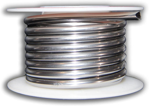 AIM Dura-Pure 50/50 0.125inch Solid Solder Wire for General Purpose Repairs, 113g / 4oz