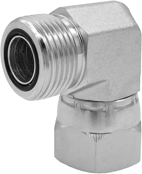 FS6500-12-12 Hydraulic Adapter Fitting 3/4" Male O-Ring Face Seal × 3/4" Female O-Ring Face Seal