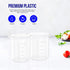 1.7 Oz Transparent Lab Measuring Cup, 50ml Plastic Beaker Cups, 12 Pcs for Science Experiments