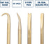 O Ring Tool Set Pick -and Hook, Hand Tools, Useful as Removing Small Fuses, Oil Seal Gaskets, Springs and Wire plugs, Brass Material for Extended Tool Life
