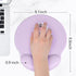 Ergonomic Mouse Pad with Wrist Rest Support, Gel Mouse Pads with Non-Slip Base, Memory Foam Mousepad for Laptop,