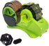 Green Multi-Roll Heat Tape Dispenser, Semi-Automatic for Heat Transfer Tape, 1" and 3" Core