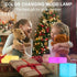 BALMOST 6-in Dimmable 16 4 LED Cube Night Light, Rechargeable LED Light Cube w/Remote, RGB Color Changing Modes Light