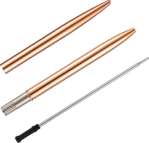 Outus 30 Pcs Rose Gold Ballpoint Pens, Slim Metallic Retractable Lightweight Pens Set for Wedding Guest Book Gift