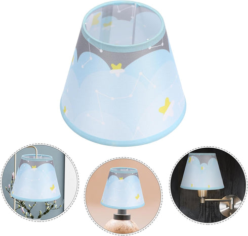 Holibanna Pleated Lampshade for Table Floor Lamps Handmade Fabric Drum Shade Detachable Design for Easy Cleaning