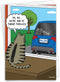 NobleWorks - 1 Happy Mother's Day Card, Funny Cartoon Humor, Mom Greetings with Envelope, Those Families 0202
