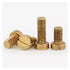 VBNSWA M2~M8 GB65 M2 .5 M3 M4 M5 M6 M8(M6x30 (10pcs)) Brass Slotted Cheese Head Screw Bolt