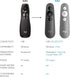 Logitech R400, Wireless Presenter USB-A PowerPoint Clicker with Laser Pointer, Wireless Presentation Clicker Remote