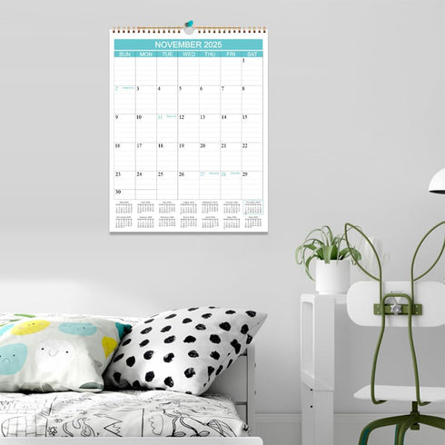 Calendar 2025-2027 - Wall Calendar from Nov 2025 to Jun 2027, 20 Monthly Calendar for Home or Office, 8.5 x 11 In
