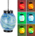 Solar Hanging Lanterns Outdoor, Waterproof Solar Glass Lights, Color Changing Led Lamp Light for Garden Yard Tree Home