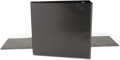 Universal 20995 Slant-Ring Economy View Binder, 4-Inch Capacity, Black