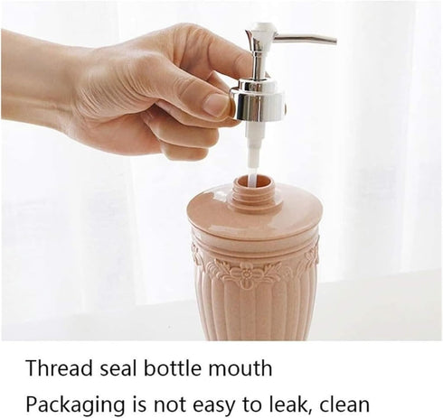 CSNBDMBBSH red1) Ceramic Soap Dispenser,Foaming Hand Soap Dispenser Refillable Hand Sanitizer Bottle, Bathroom, Kitchen
