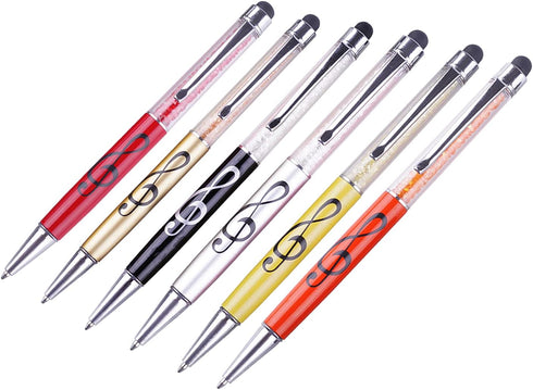 Stylus Pen Crystal Ballpoint Pens, Capacitive Diamond Writing Pens for All Touch Screens