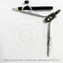 IVICOO Set Protractor and Compass with Rulers, All-in-One Compass Geometry Tool Kit for Students and Technical Drawing