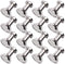 Magnetic Push Pins for Refrigerator, 16pcs Brushed Nickel for Office, Whiteboard, Map Magnets