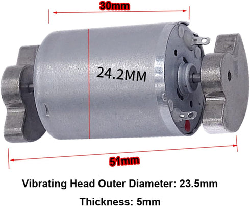 Chendawei Sxiaoxia-DC Motor Double Vibrating Massager Motor, 12V 24V, Micro Electric Motors, 6000rpm, Small Size
