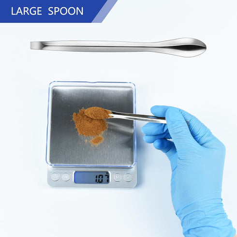 Artcome 12 PCS Capsule Filling Tool Kit for Pill Filler - Lab Scoops, Long Spoon, Herb Tamper, Ideal for Medication