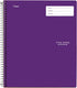 Five Star Interactive Notetaking Spiral Notebooks - 3 Pack, 1 Subject, College Ruled, 11" x 8-1/2", 100 Sheets, Black,