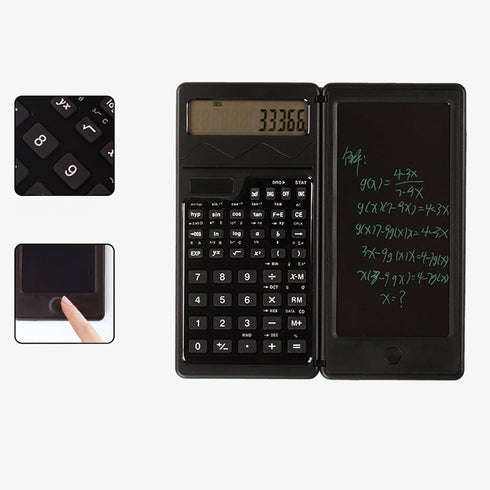 Scientific Calculators for Students, Desktop Small Pocket Calculator with Drawing Pad & Pen