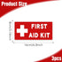 Ymapinc 3Pcs Medical Stickers, Self Adhesive Waterproof First Aid Sign Sticker Emergency Decals Kit Supplies for First