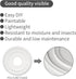 EIFHYT 12-2/8"OD 4" 1" 7") White PU Ceiling Medallions for Light Fixtures and Ceiling Fans, x ID x P (Fits Canopies up