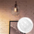 SEWACC Transparent Glass Lampshade Cover European Style for Bedroom Wall Floor Lamps Chandelier Compatible with Fitter