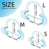 Pack 3 Dental Cheek Retractor C Shape Mouth Opener Size S,M,L