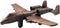 TREASURE GURUS, LLC Treasure Gurus USAF Model A-10 Warthog Plane Die Cast Pencil Sharpener