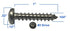 #8 x 1 Stainless Steel Pan Head Sheet Metal Screws - Full Thread, Phillips Drive, 100 Pieces by Marine Bolt Supply