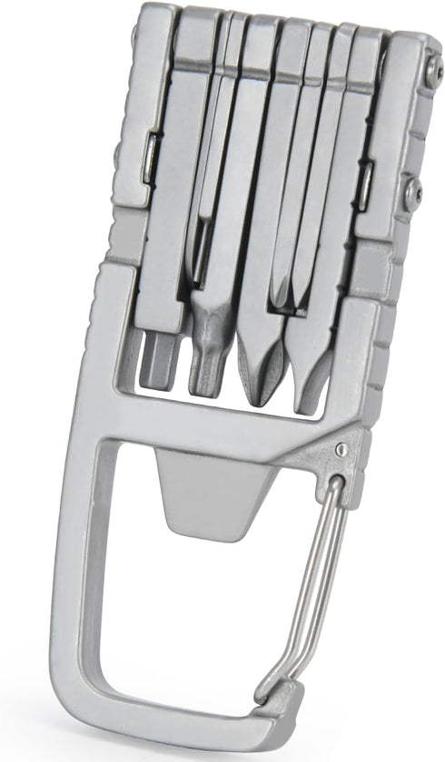 Generic 12 1 in Keychain Multitool Screwdriver Bit Folding Multi Tool Bottle Opener Portable Pocket Tool for Outdoors
