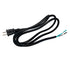 OCS Parts NEMA 5-15 16-Gauge 3-Wire Power Tool Cord - 6 Feet Replacement SJTW Cord with Open End