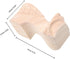 DIYEAH 12x6cm 4pcs Set Wood Table Legs Rubber Wood Carving Furniture Replacement Sofa Coffee Table Tv Cabinet Bedside