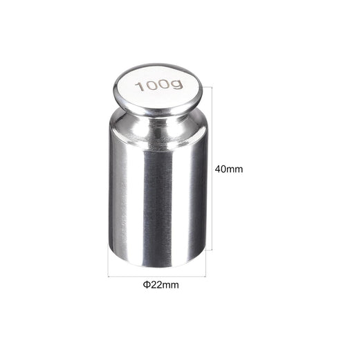 uxcell Gram Calibration Weight 100g M1 Precision Stainless Steel for Digital Balance Scales