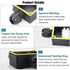 Junction Box Outdoor Waterproof Electrical Box, 3 Way Plug Line Plastic External Box for Landscape Lighting