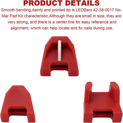 42-38-0017 No-Mar Pad Kit (Set of 15) for Milwaukee M18 2746-00 Nailer Tip